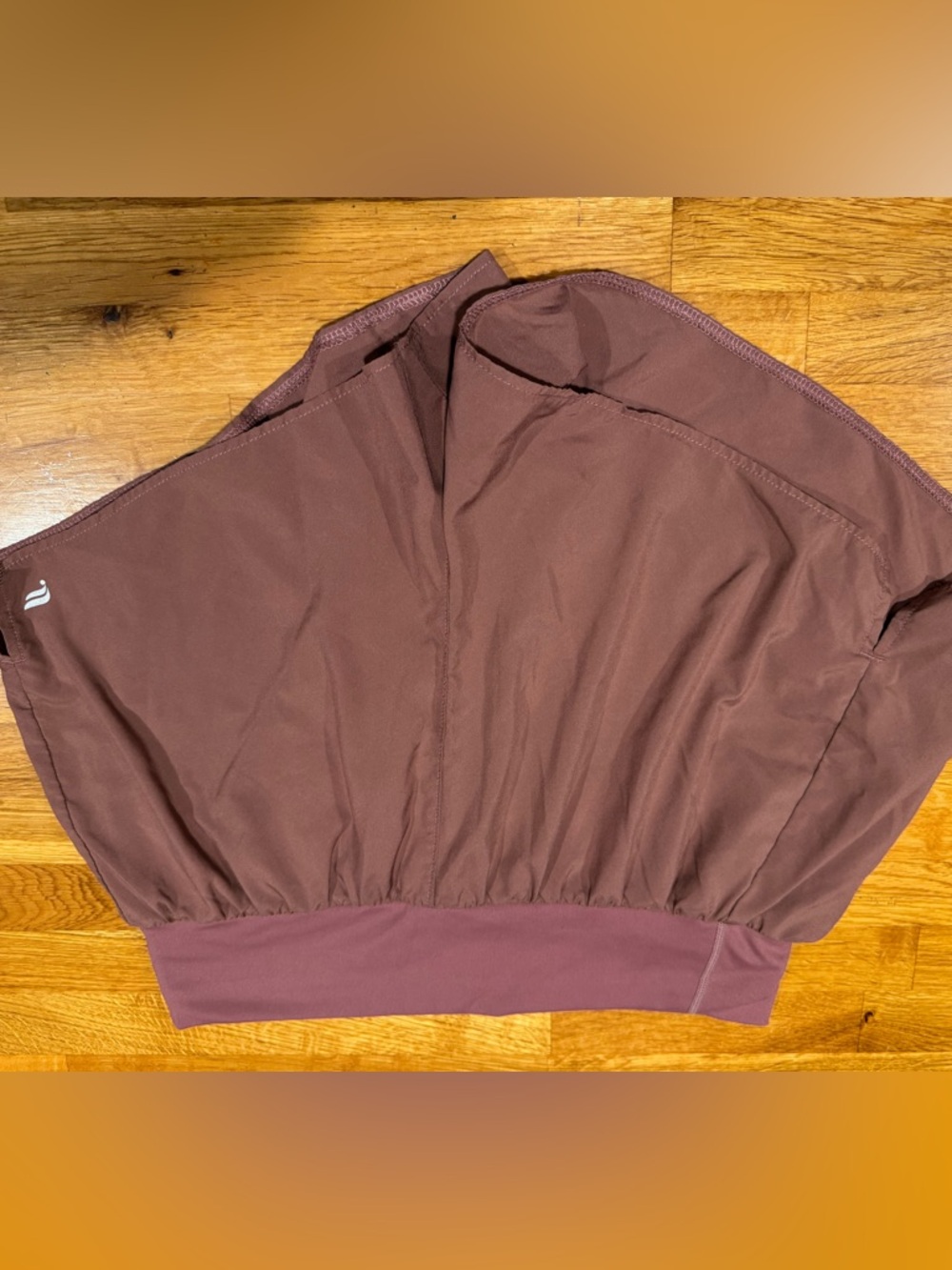 Fabletics Dusty Plum Athletic Shorts with Wide Waistband